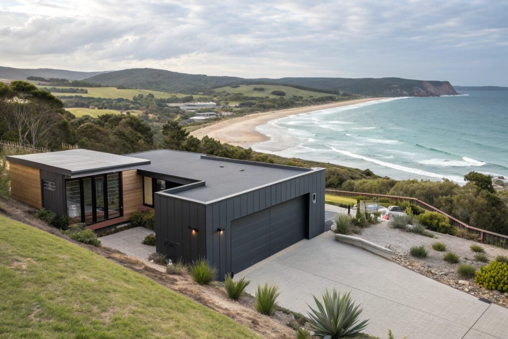Coastal-resistant tilt garage door Northern Beaches