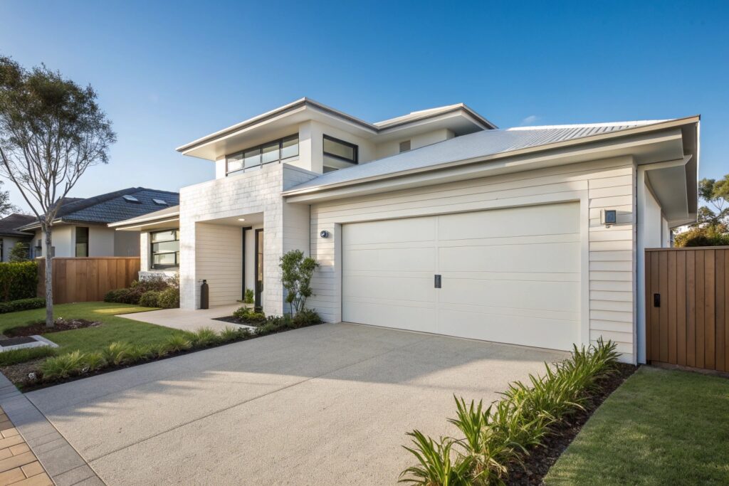 B&D Panel Lift garage door installed on Northern Beaches home